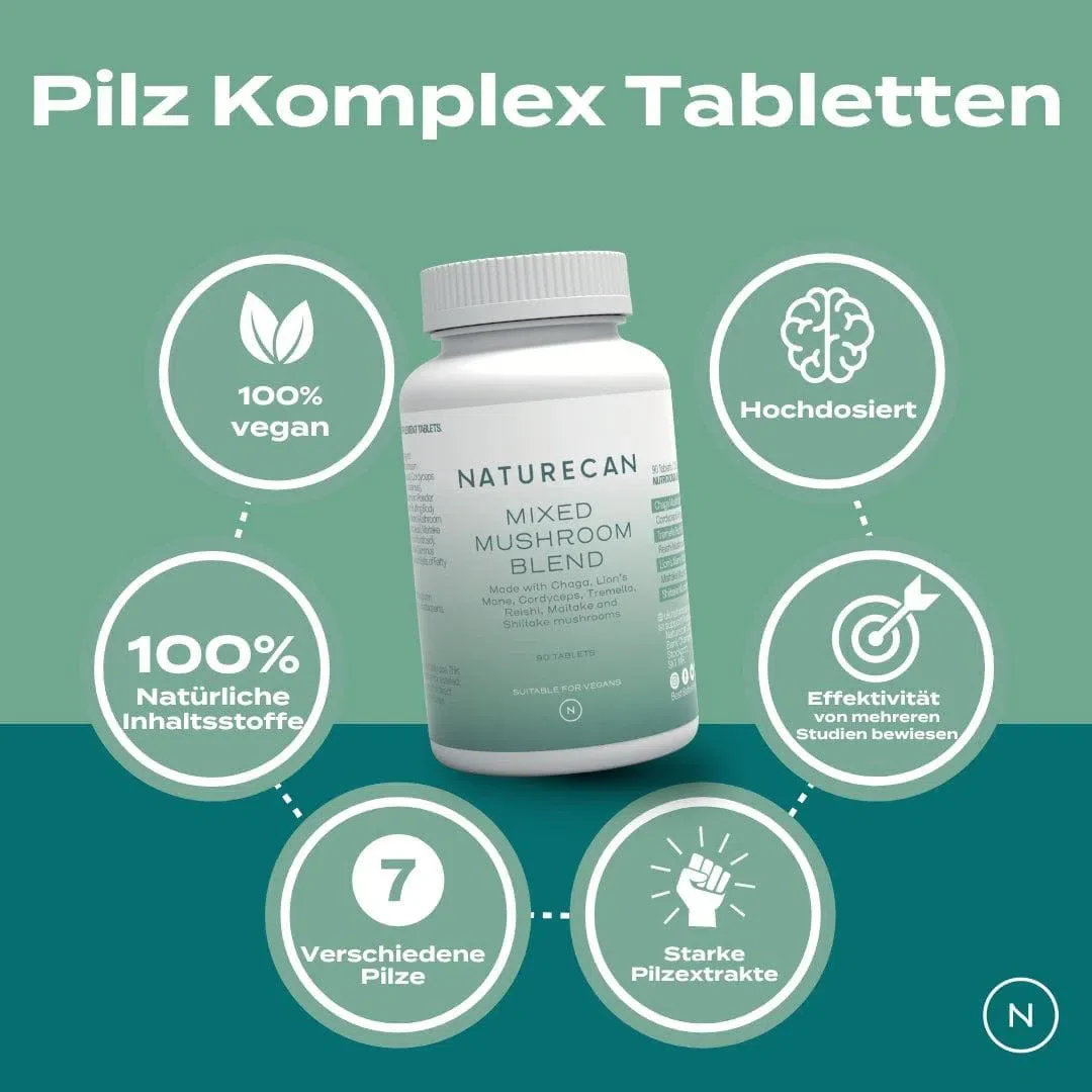 Vital-Pilz-Komplex mit Lions Mane, Chaga und Reishi - Image 3